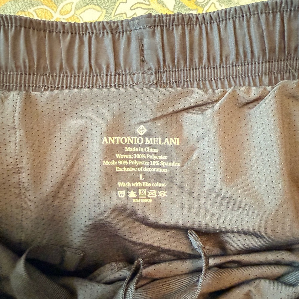 ANTONIO MELANI Black Athletic Shorts - Picture 4 of 4
